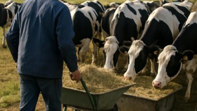 Un éleveur poursuivi pour "bruit nocturne" en raison de l'alimentation matinale de ses vaches.
