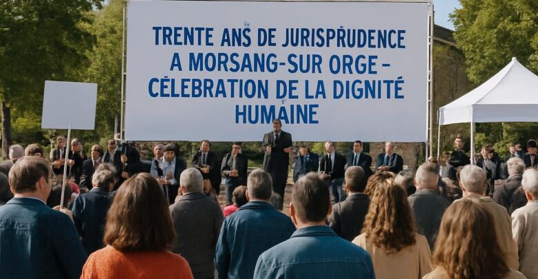 Trente ans de jurisprudence à Morsang-sur-Orge : célébration de la dignité humaine.