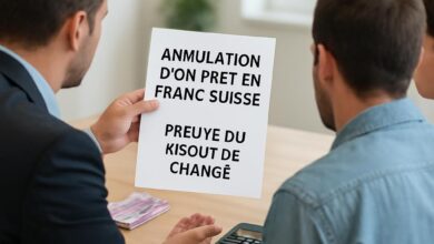 Annulation d'un prêt en franc suisse pour les frontaliers : preuve du risque de change.