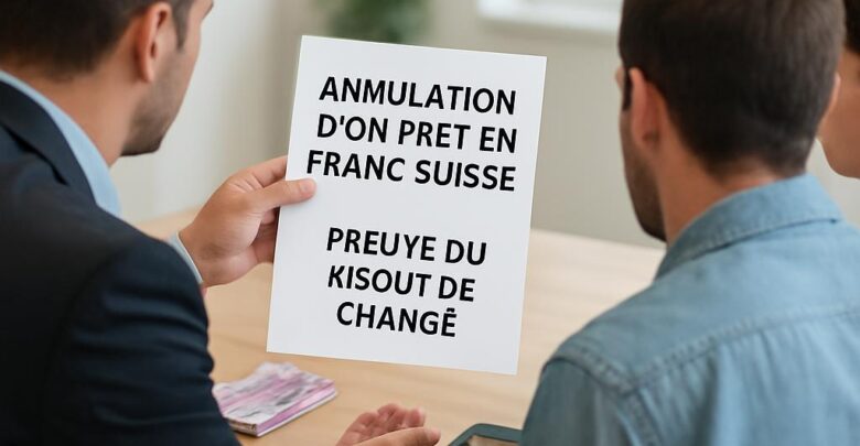 Annulation d'un prêt en franc suisse pour les frontaliers : preuve du risque de change.