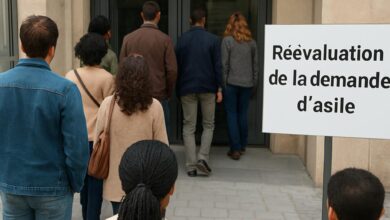 Réévaluation de la demande d'asile.