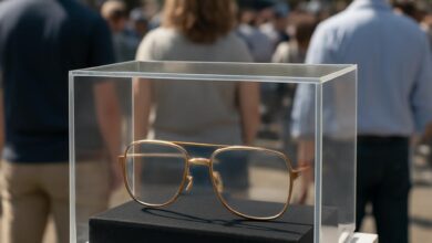 Les lunettes de Jeffrey Dahmer, tueur en série, vendues à plus de 150.000 euros.