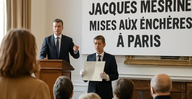 Des lettres de Jacques Mesrine mises aux enchères à Paris