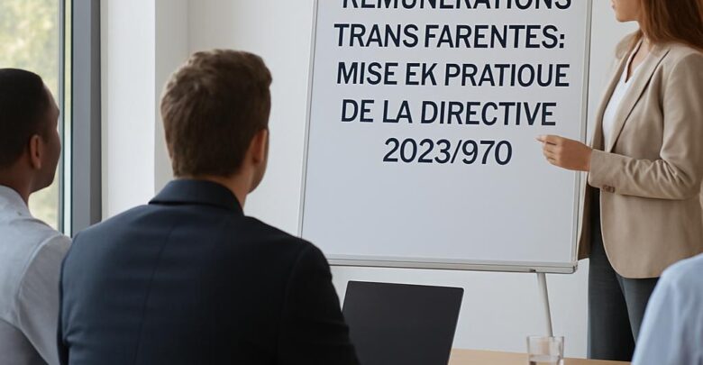 Rémunérations transparentes : mise en pratique de la directive 2023/970.