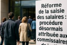 Réforme de la saisie des salaires : procédure désormais attribuée aux commissaires de justice.