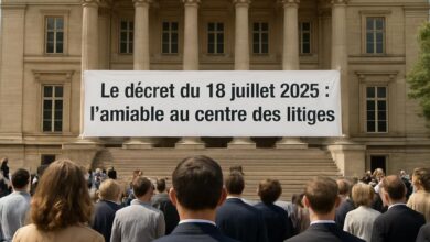Le décret du 18 juillet 2025 : l'amiable au centre des litiges.