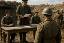 La justice militaire pendant la Première Guerre mondiale.