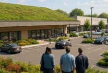 Mise à niveau environnementale des grandes surfaces en urbanisme commercial.