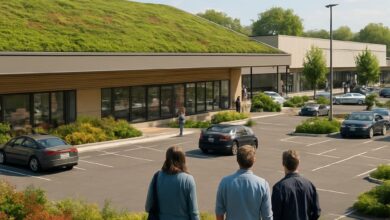 Mise à niveau environnementale des grandes surfaces en urbanisme commercial.