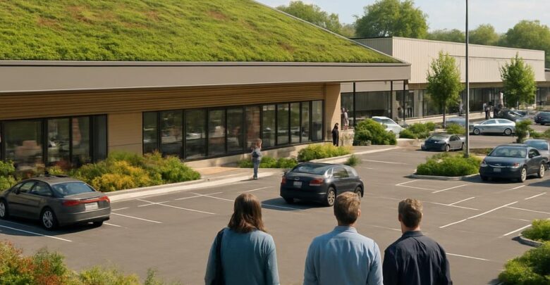 Mise à niveau environnementale des grandes surfaces en urbanisme commercial.