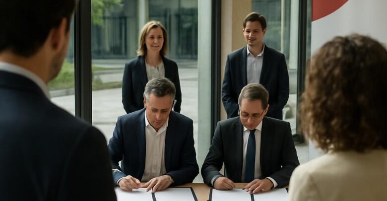 Partenariat entre EDHEC Augmented Law Institute et DayTwo pour transformer le Droit.