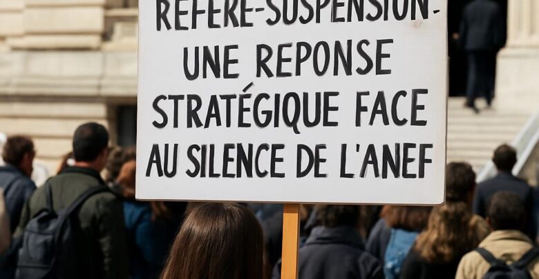 Référé-suspension : une réponse stratégique face au silence de l'ANEF.