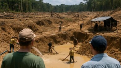 L'impact environnemental et légal de l'orpaillage clandestin en Guyane à l'approche de la COP30.