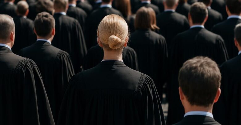 Se distinguer parmi 77 598 avocats en robe identique.