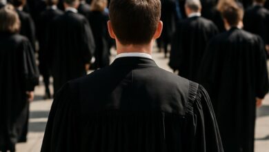 Se distinguer parmi 77 598 avocats en uniforme.