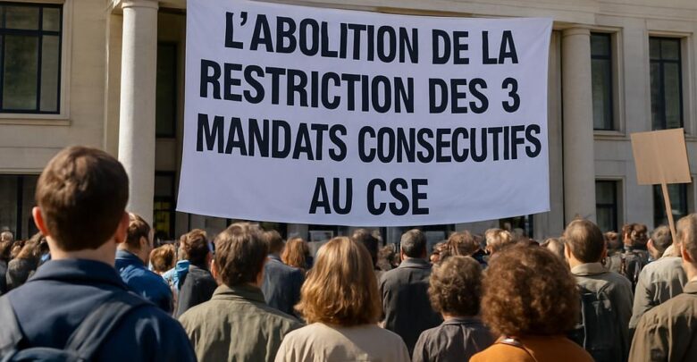 L'abolition de la restriction des 3 mandats consécutifs au CSE.