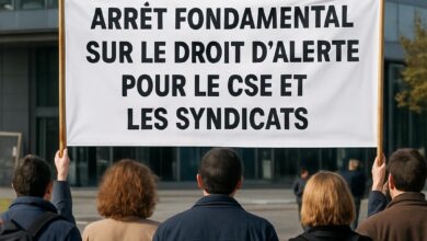 Arrêt fondamental sur le droit d'alerte pour le CSE et les syndicats.
