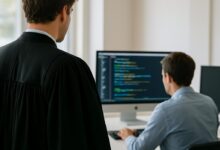 Le droit cherche à contrôler le code informatique.