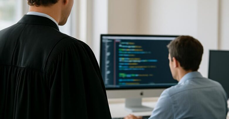 Le droit cherche à contrôler le code informatique.