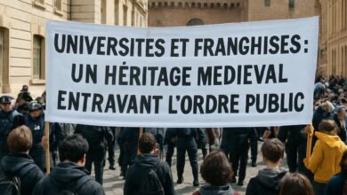 Universités et franchises : un héritage médiéval entravant l'ordre public.