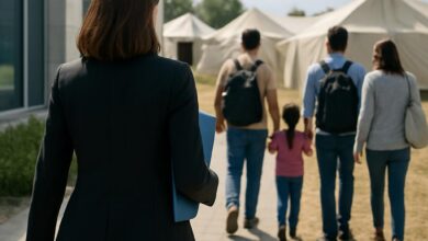 Transition d'un poste de juriste à un engagement bénévole auprès des réfugiés.