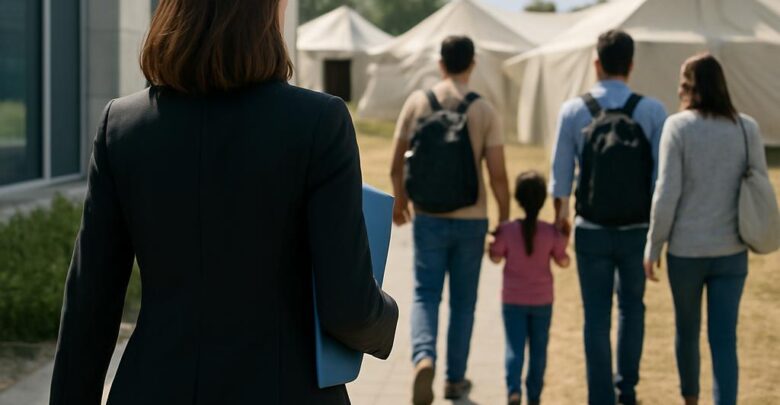 Transition d'un poste de juriste à un engagement bénévole auprès des réfugiés.