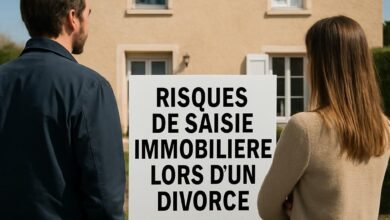 Risques de saisie immobilière lors d'un divorce : vigilance requise !