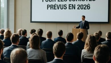 Événements majeurs pour les juristes prévus en 2026.
