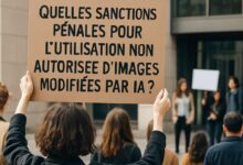 Quelles sanctions pénales pour l'utilisation non autorisée d'images modifiées par IA ?