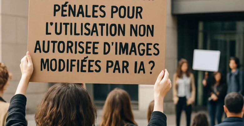 Quelles sanctions pénales pour l'utilisation non autorisée d'images modifiées par IA ?