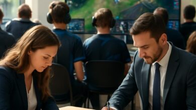 Contrats de diffusion dans l'esport et les jeux vidéo.