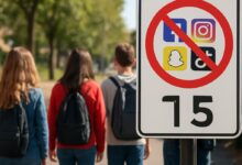 Interdiction possible des réseaux sociaux pour les jeunes de moins de 15 ans.