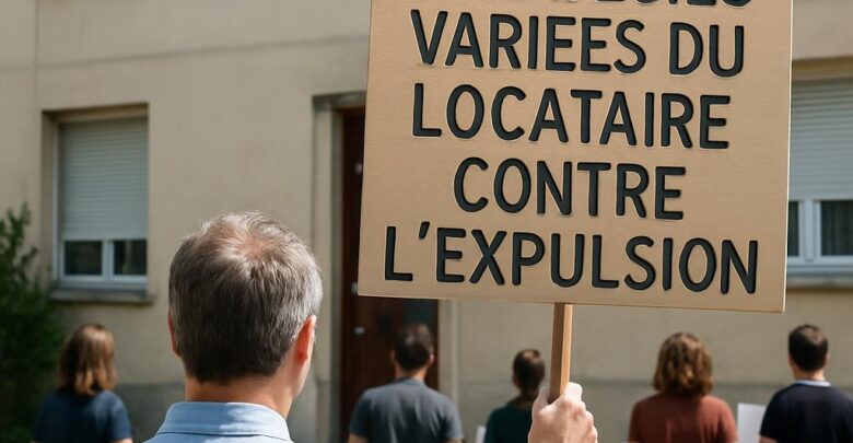 Stratégies variées du locataire contre l'expulsion.