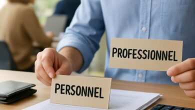 La distinction entre les biens personnels et professionnels d'un entrepreneur.