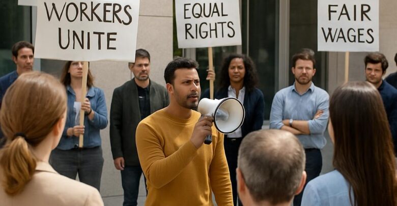 Action collective en droit du travail : fonctionnement pour les employés et dirigeants.