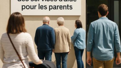 Remboursement des services d'aide pour les parents.