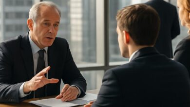 Analyse des stratégies de défense d'un dirigeant face à sa banque.