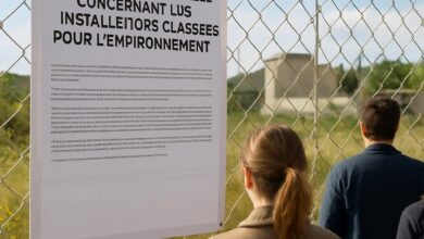 Notification formelle concernant les installations classées pour l'environnement.
