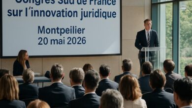 Congrès "Sud de France" sur l'innovation juridique à Montpellier, 20 mai 2026.