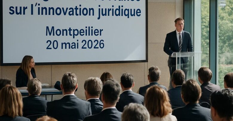 Congrès "Sud de France" sur l'innovation juridique à Montpellier, 20 mai 2026.