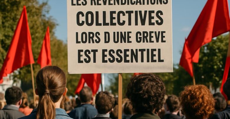 Connaître les revendications collectives lors d'une grève est essentiel.