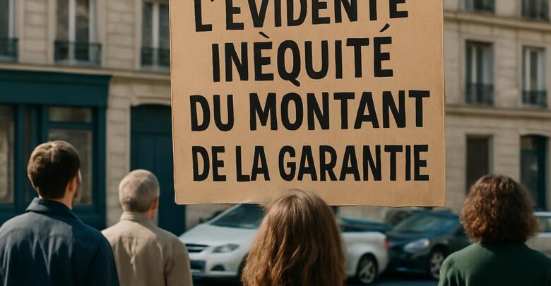 L'évidente inéquité du montant de la garantie.