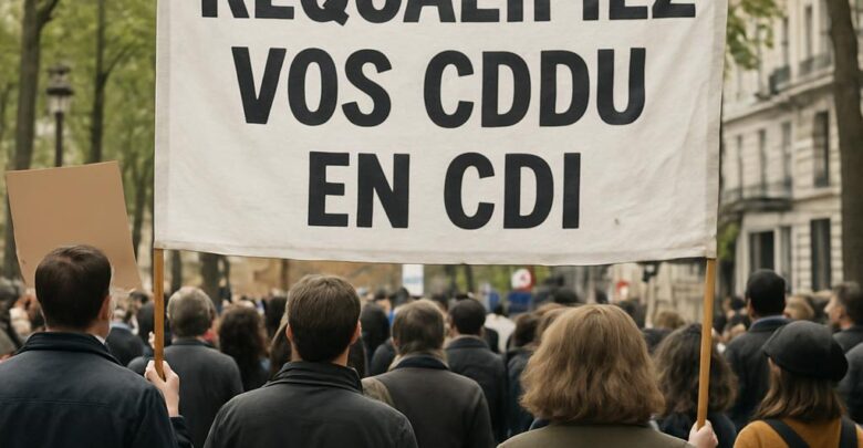 Requalifiez vos CDDU en CDI : appel aux intermittents et journalistes.