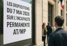 Les dispositions du 7 mai 2026 sur l'incapacité permanente AT/MP.