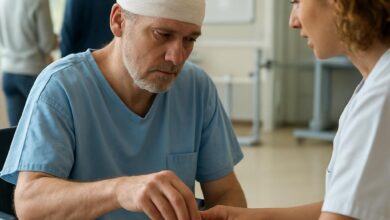 Complications neurocognitives suite à un traumatisme crânien sévère.