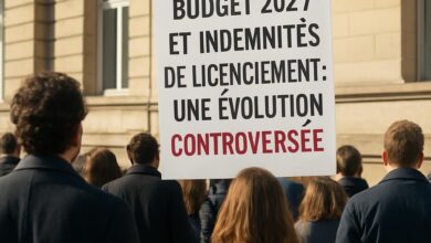 Budget 2027 et indemnités de licenciement : une évolution controversée.