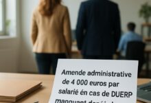 Amende administrative de 4 000 euros par salarié en cas de DUERP manquant depuis le 27 juin 2026.