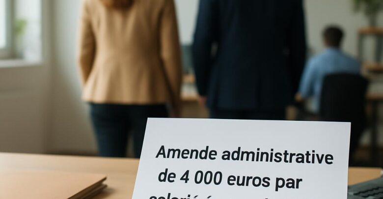 Amende administrative de 4 000 euros par salarié en cas de DUERP manquant depuis le 27 juin 2026.
