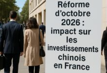 Réforme d'octobre 2026 : impact sur les investissements chinois en France.